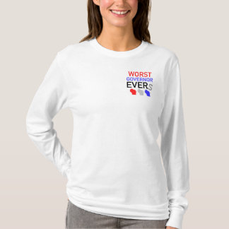Värst guvernör Evers - Kvinnors Långärmad T Shirt
