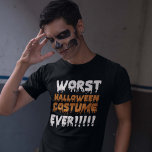Värst Halloween Costume någonsin T-shirt<br><div class="desc">Värst Halloween Costume någonsin</div>