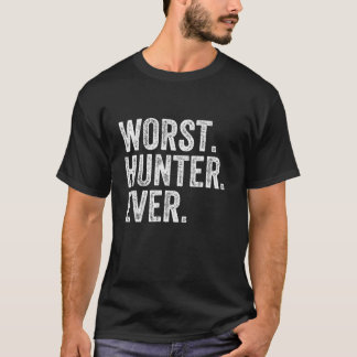Värst Hunter Funny Hunting Hunt Långärmad T Shir T Shirt