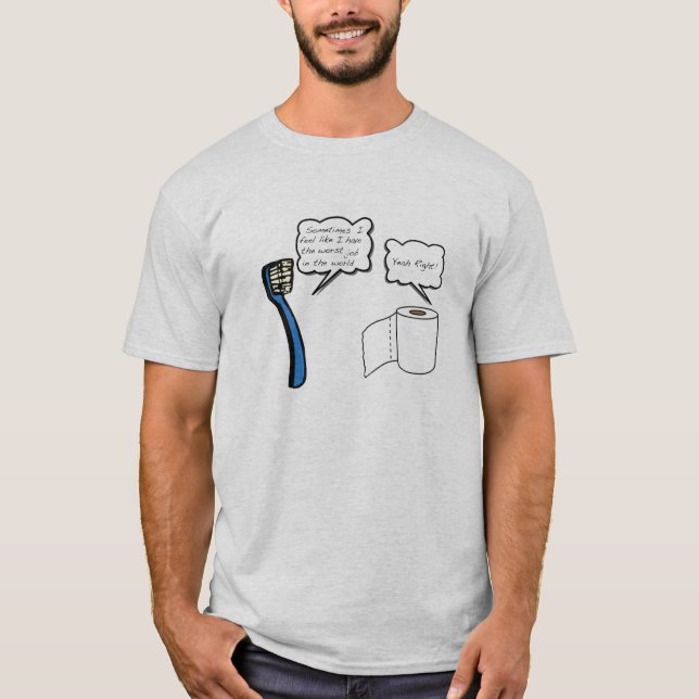 Värst jobb tee shirt (Framsida)