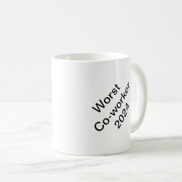 Värst medarbetare 2024 kaffemugg