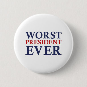 Värst president någonsin knapp