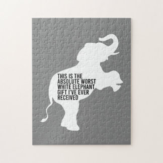 Värst White Elephant Gift någonsin funny Pussel