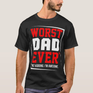 värsta pappa någonsin t shirt