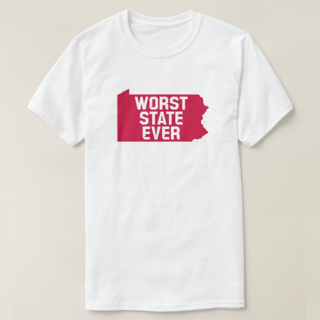 Värsta staten någonsin (Penn) T Shirt (Design framsida)
