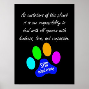 Vårt ansvar Poster (svart)