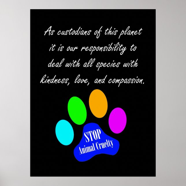 Vårt ansvar Poster (svart) (Framsidan)