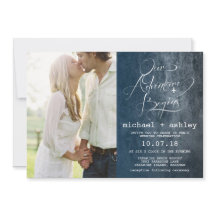 Vårt äventyr börjar att gifta sig inbjudan med