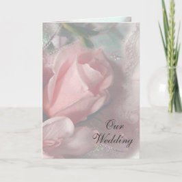 Vårt aviseringskort i Bröllop Meddelande