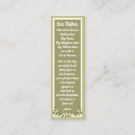 Vårt bokmärkeskort för Far Prayer Matthew 6:9-13