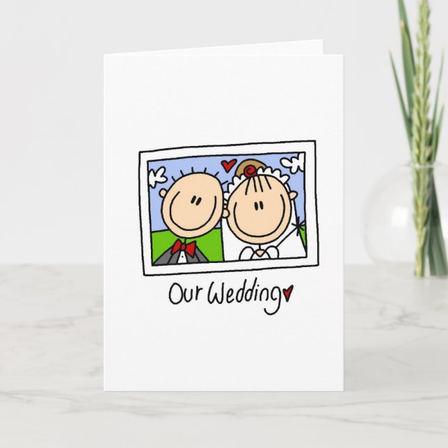 Vårt Bröllop-kort Kort (Framsida)