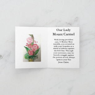 Vårt Carmel Card-kort för montering i Dam Kort