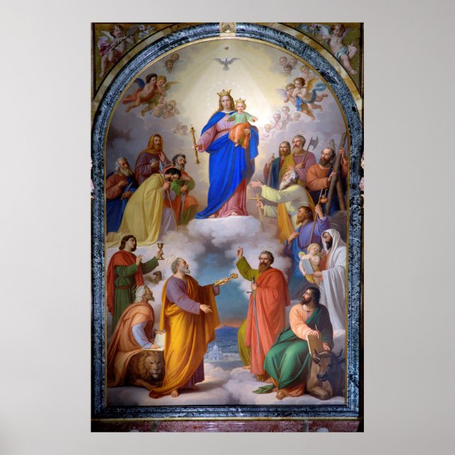 Vårt Dam och Saints Poster (Framsidan)