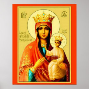 Vårt Dam Virgin Mary Czestochowa 2 Poster A