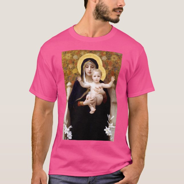 Vårt Dam-virus i Lilies Bouguereau T Shirt (Framsida)