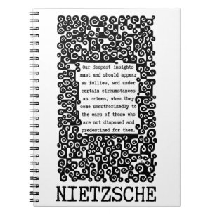 Vårt djupaste INSIGHTS-citat av Nietzsche Anteckningsbok