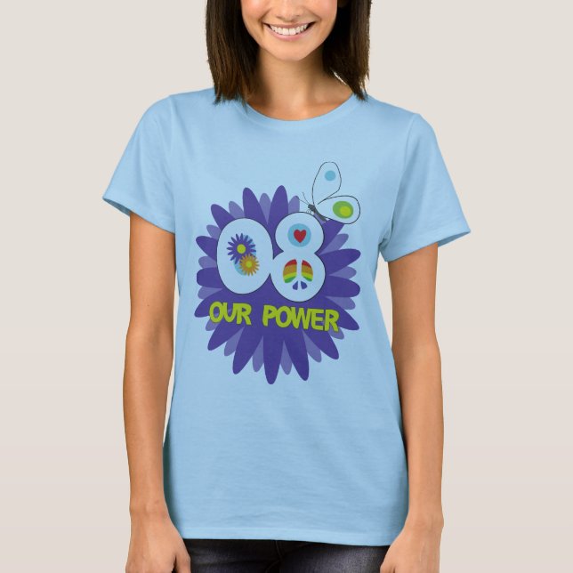 Vårt driva damskjortan tee shirt (Framsida)