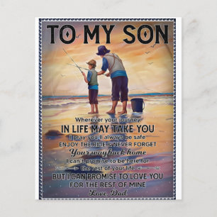 Vart du än beger dig i Life-Fishing Pappa till Son Flygblad