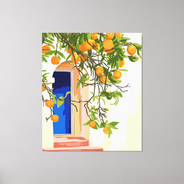 Vart du än går, gå med ditt hjärta canvastryck (Framsida)