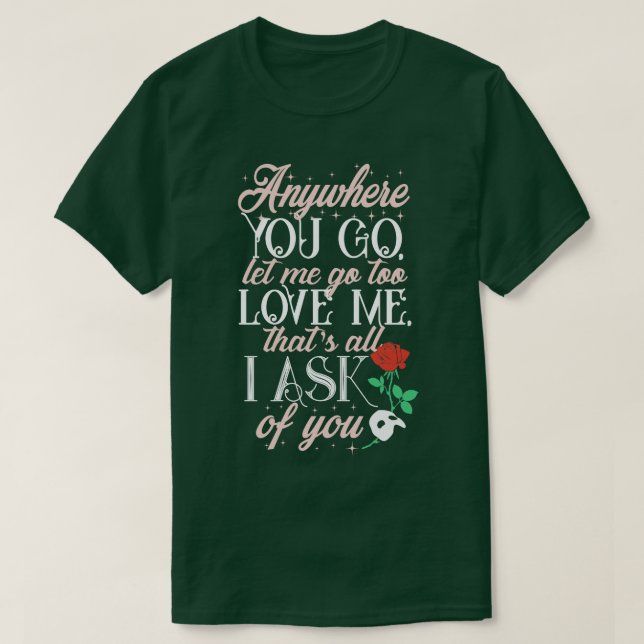 Vart du än går t shirt (Design framsida)