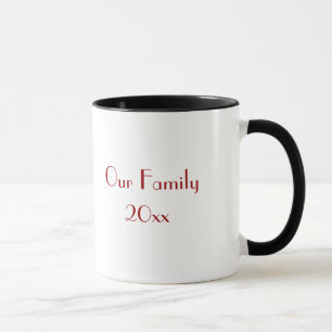 Vårt familjejordsfoto mugg