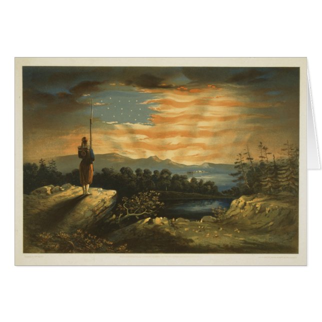 Vårt födda baner för himmel hälsningskort (Framsidan Horizontal)