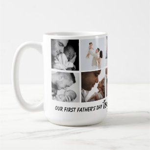 Vårt första Fars dag tillsammans! Photo Collage Mu Kaffemugg