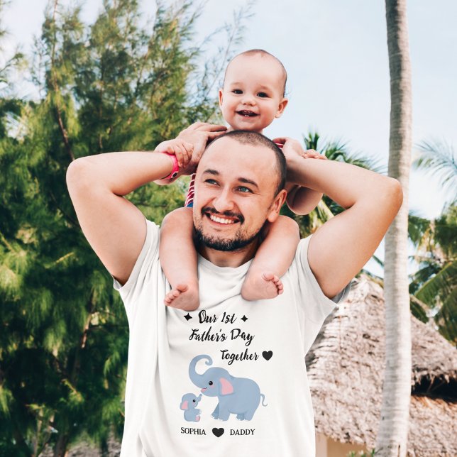 Vårt första Fars dag tillsammans T Shirt (Skapare uppladdad)