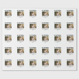 Vårt första foto av julparet namn, Mr & Mrs mod Presentpapper