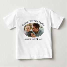 Vårt första foto Fars dag tillsammans med Pappa Ba T Shirt