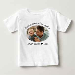 Vårt första foto Fars dag tillsammans med Pappa Ba T Shirt