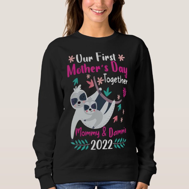Vårt första Mors dag tillsammans med Mamma & Women T Shirt (Framsida)