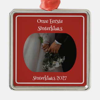 Vårt Första Sinterklaas Ornament med Foto