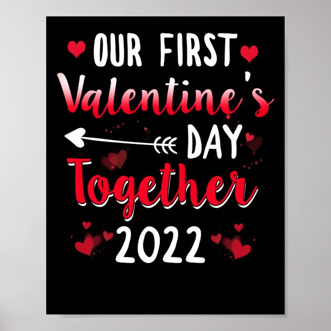 Vårt första Valentines day tillsammans 2022 par Poster (Framsidan)