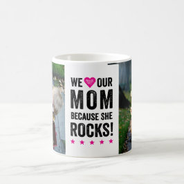 Vårt fotfoto Mamma Sten Mugg