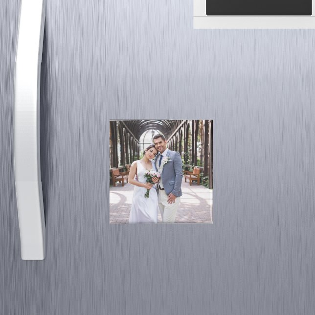 Vårt foto i bröllop magnet (Skapare uppladdad)