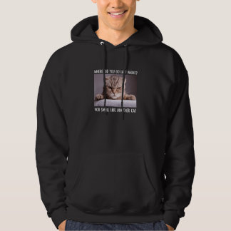 Vart gick du förra natten? hoodie
