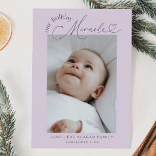 Vårt Helgdag Miracle-meddelande om Lila Birth Meddelande
