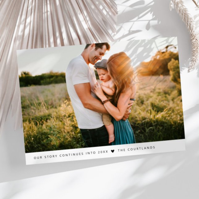 Vårt historiskt minimalistiska foto för nya år julkort (Skapare uppladdad)