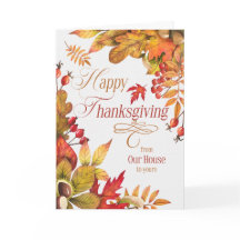 Vårt hus till din välsignelse hösthösten Thanksgiv