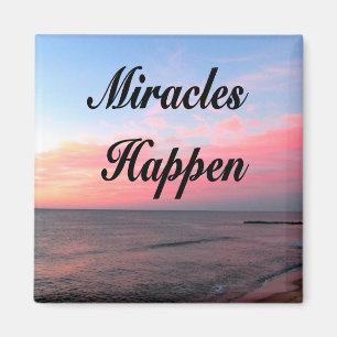 VÅRT INSPIRERANDE MIRAKLAR HÄNDE SUNRISFOTO MAGNET