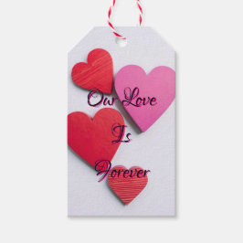 Vårt Kärlek är för varmt - Presentetikett