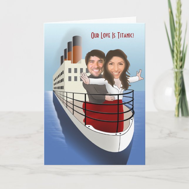 Vårt Kärlek är Titanic Kort (Framsida)