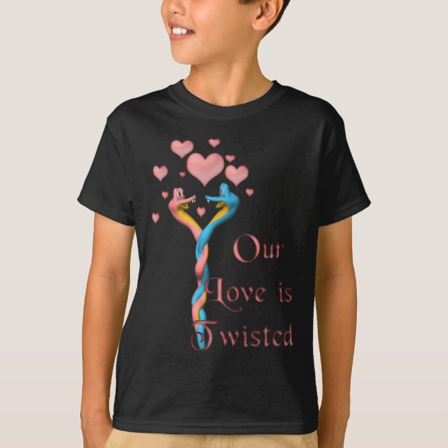 Vårt Kärlek är Twisted Tee Shirt (Framsida)