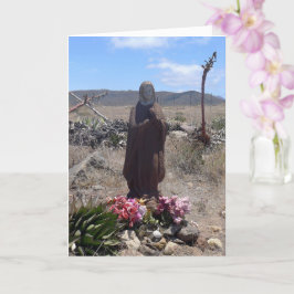 Vårt kort Dam i Guadalupe Roadside Shrine -