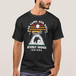Vårt läger i Regler, skövlar Camping Indiana T Shirt