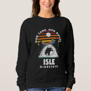 Vårt läger - vår Regler ISLE Camping Minnesota Cam T Shirt