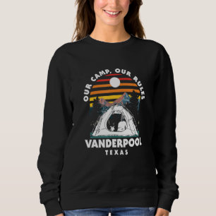 Vårt läger vår Regler Vanderpool Camping Texas Cam T Shirt