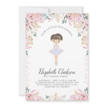 Vårt lilla Ballerina-födelsedagskort