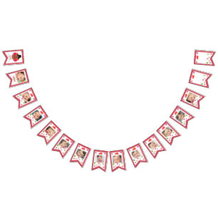 Vårt lilla Turkiet-foto (flicka) första året Vimplar